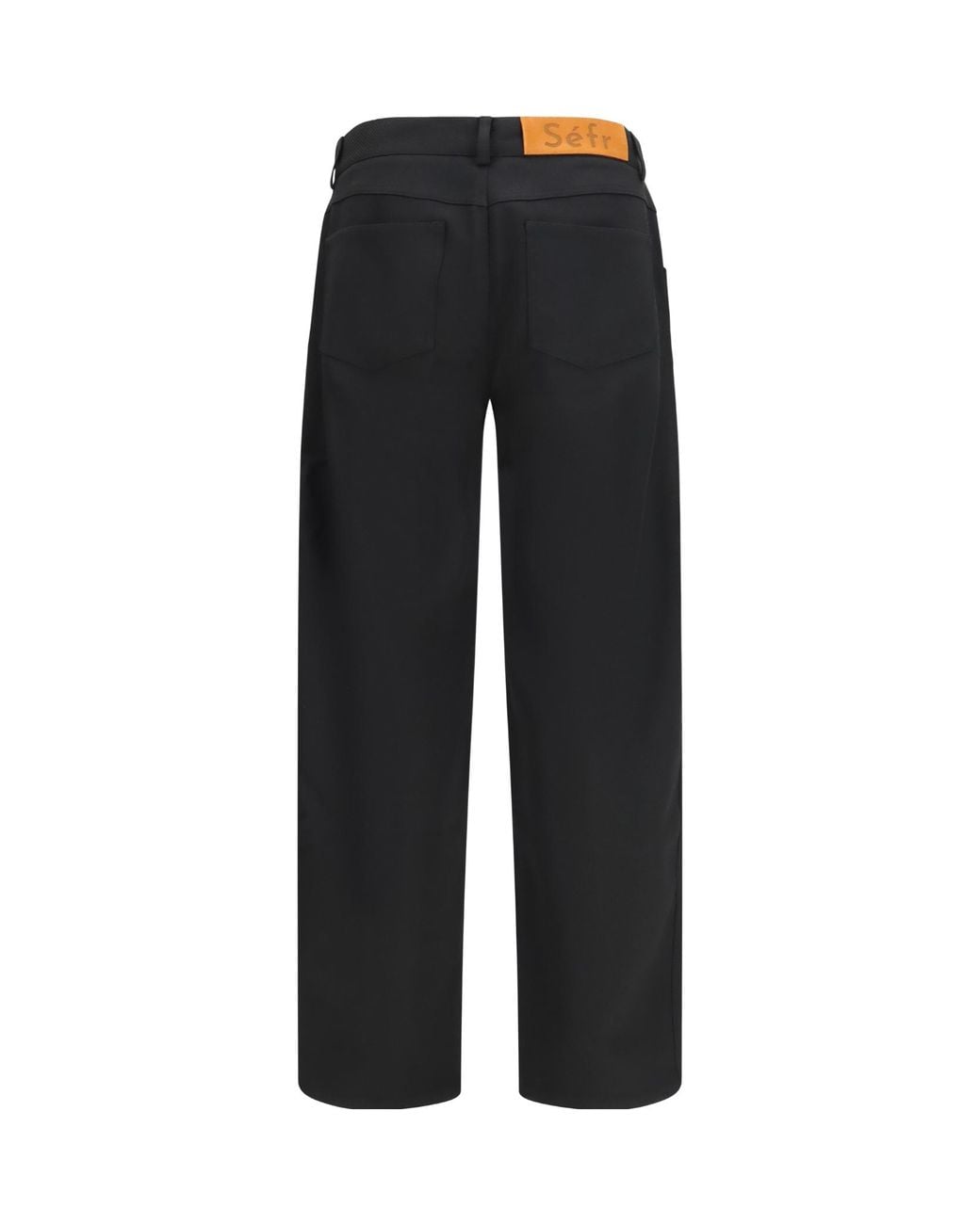 Séfr Black Séfr Oktai Barrel-Leg Pants for men