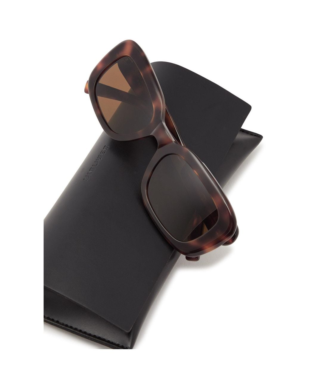Saint Laurent Multicolor Logo Sunglasses