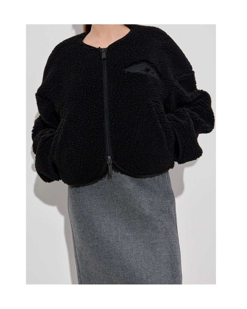 DSquared² Black アイコンロゴ フリースジャケット