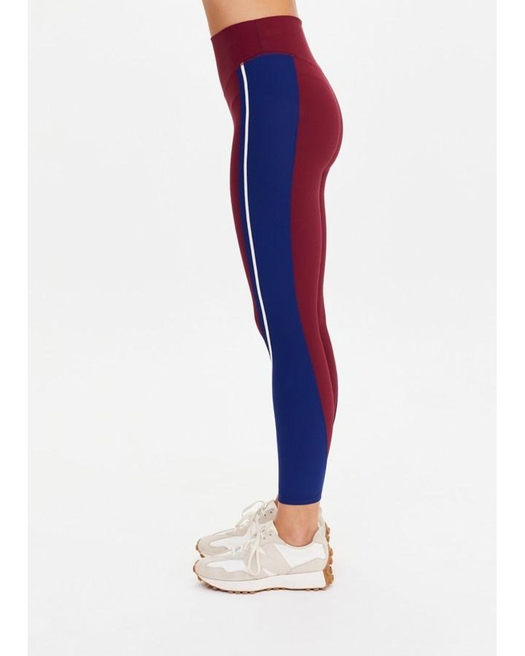 The Upside Red Adesa Stripe Leggings