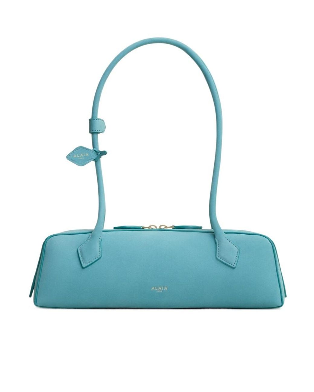 Alaïa Blue Alaïa Le Teckel Medium Shoulder Bag