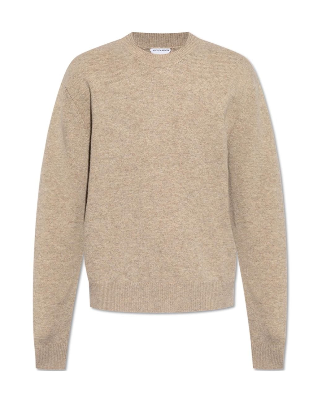 Bottega Veneta Natural Crewneck Knitted Jumper for men