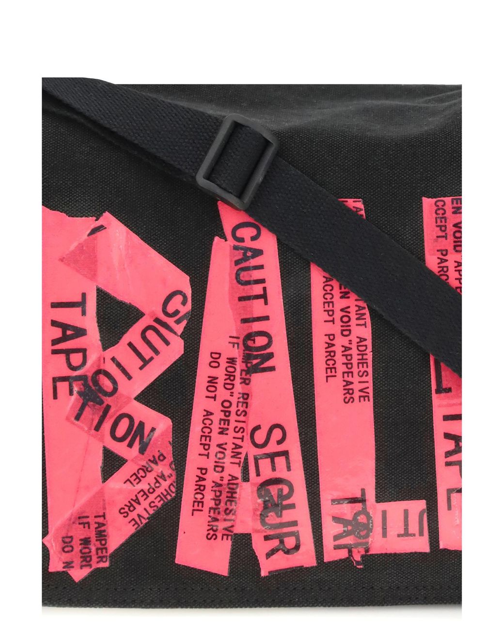 Balenciaga Red Logo Tape Type Messenger Bag for men