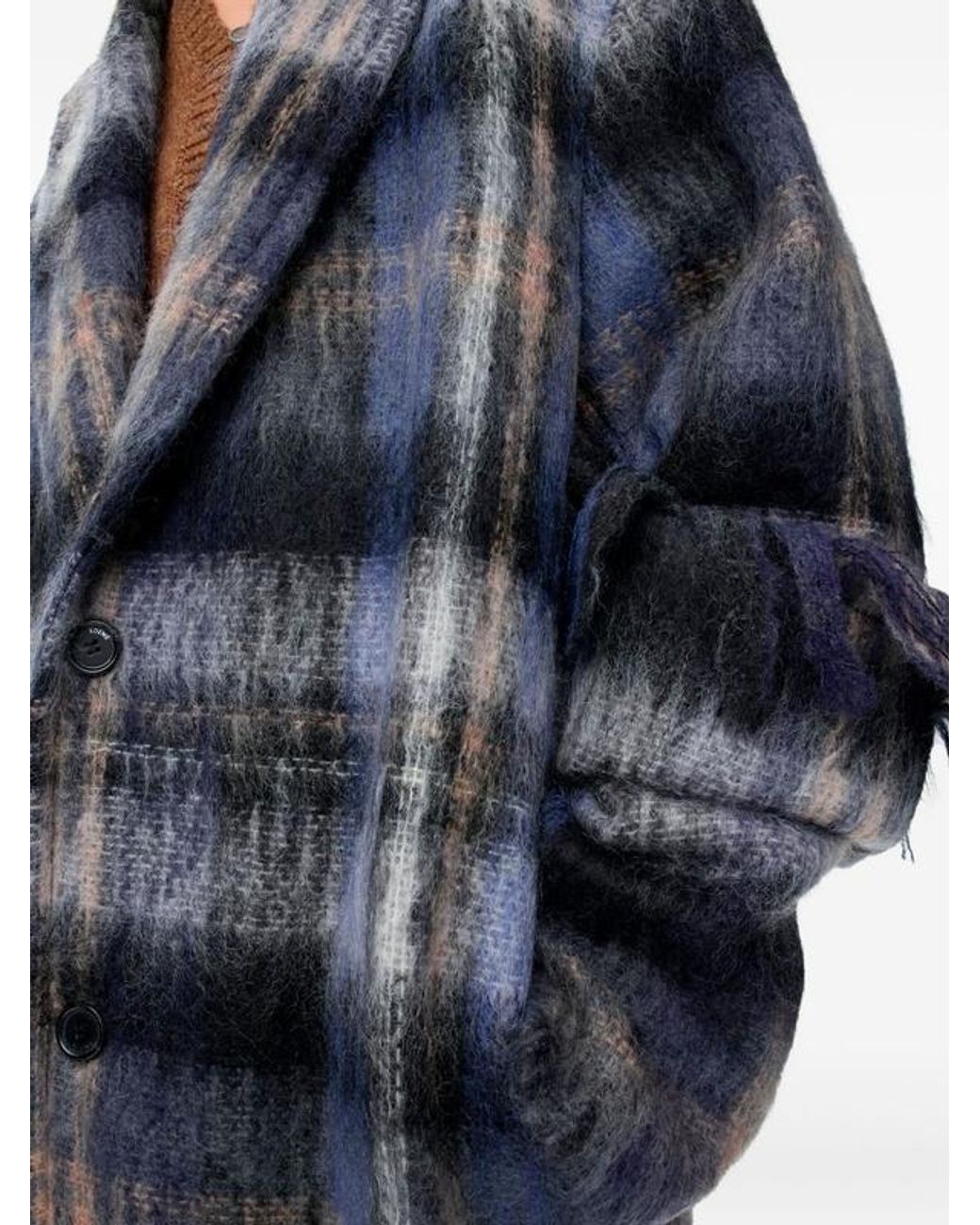 Loewe Blue Relaxed Fit Coat