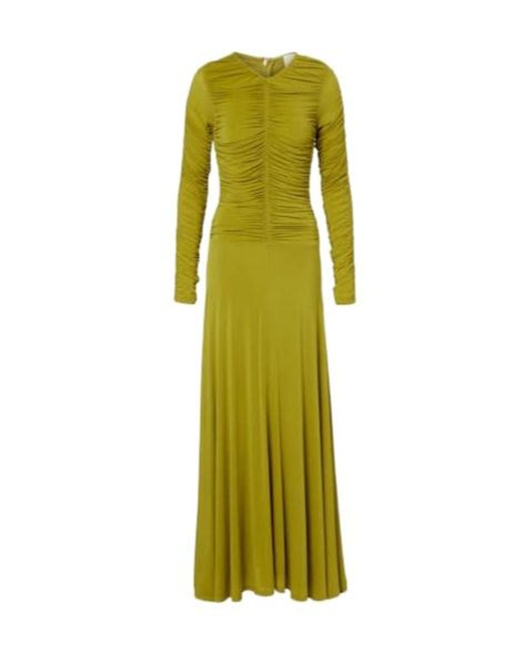 TOVE Green Eira Gathered Maxi Dress