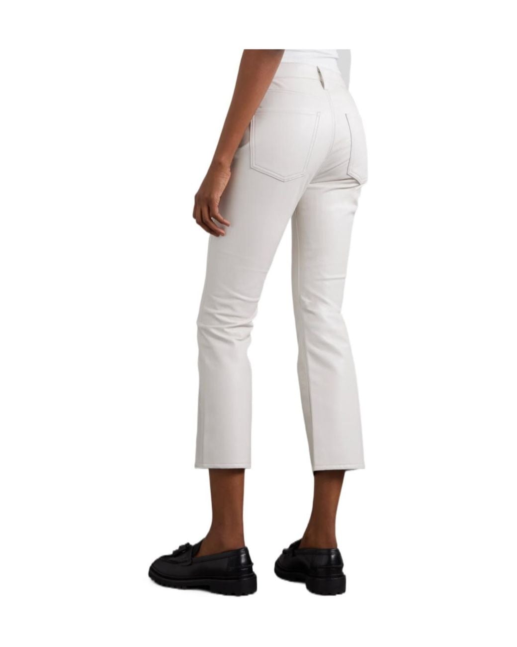 Citizens of Humanity White Isola Bell-Bottoms