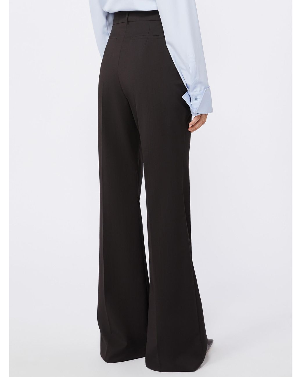 Sportmax Black Hanger Flared Pants