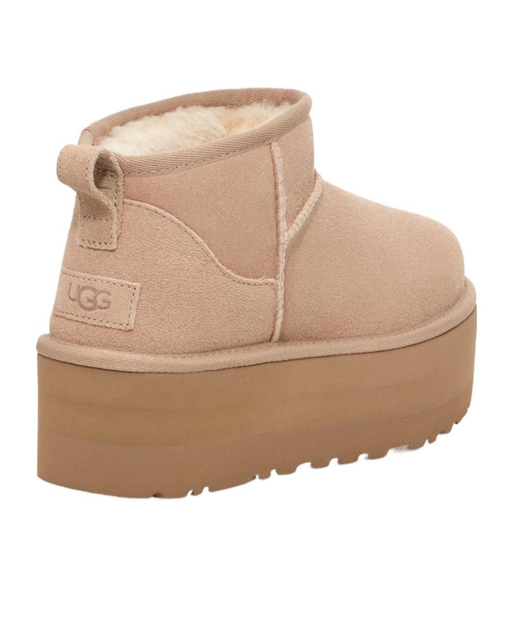 Ugg Brown Classic Ultra Mini Platform Boots
