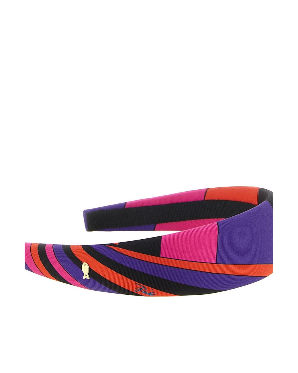 Emilio Pucci Multicolor Printed Hair Accessories