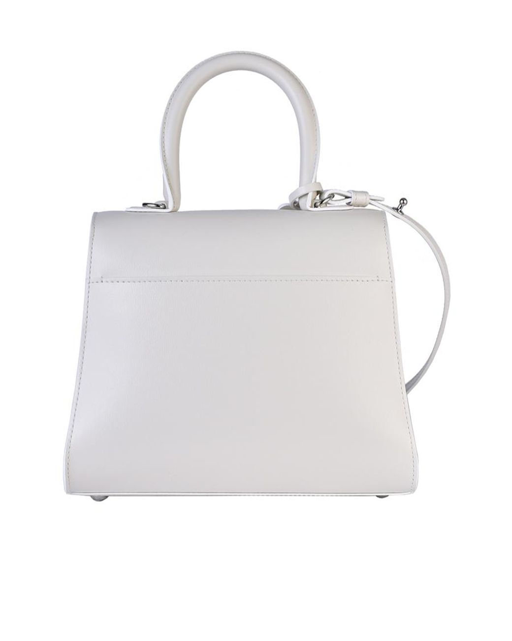 Delvaux White Brilliat Pm Buckle-Fastening Leather Tote Bag