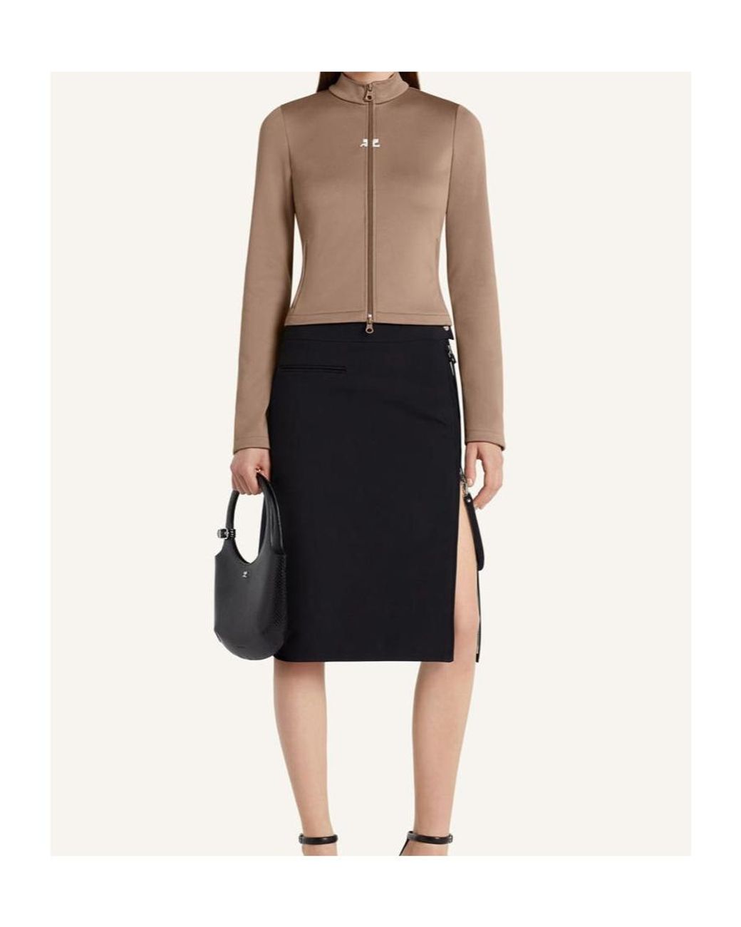 Courreges Brown Courrèges Biker Tracksuit Jacket