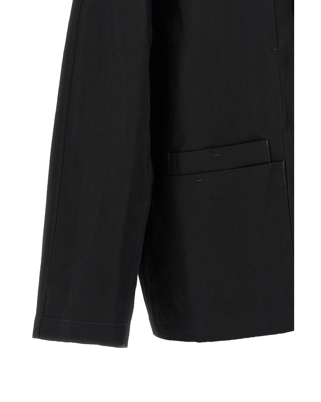 Lemaire Black Boxy Sb Workwear Jacket for men