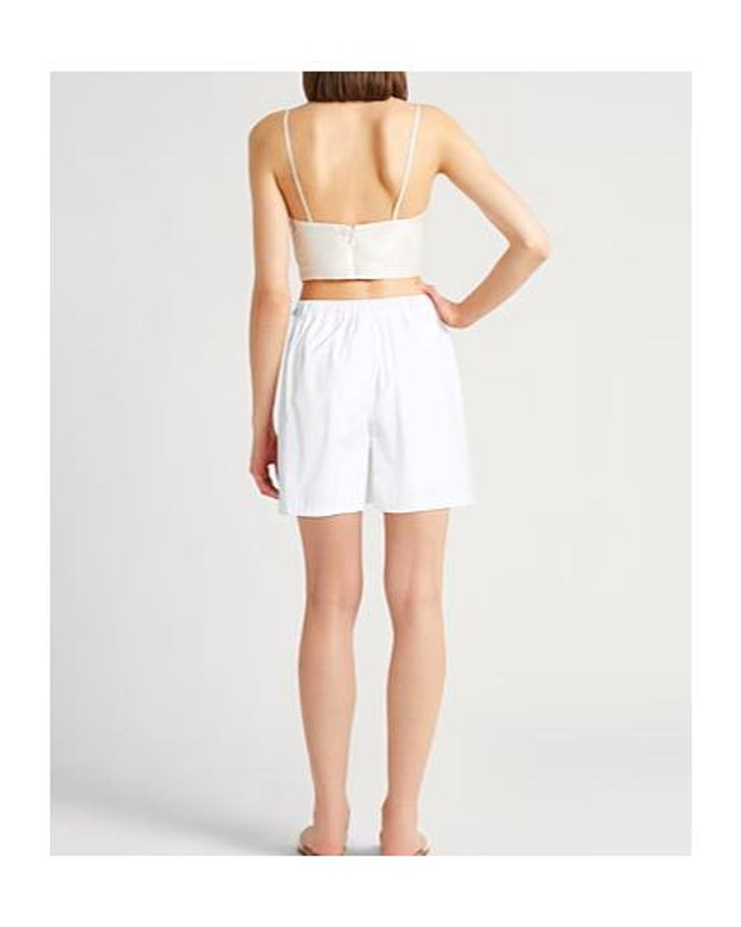 Max Mara White Bermuda Shorts