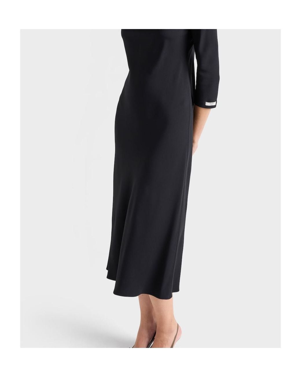 Prada Black Sablé Dress