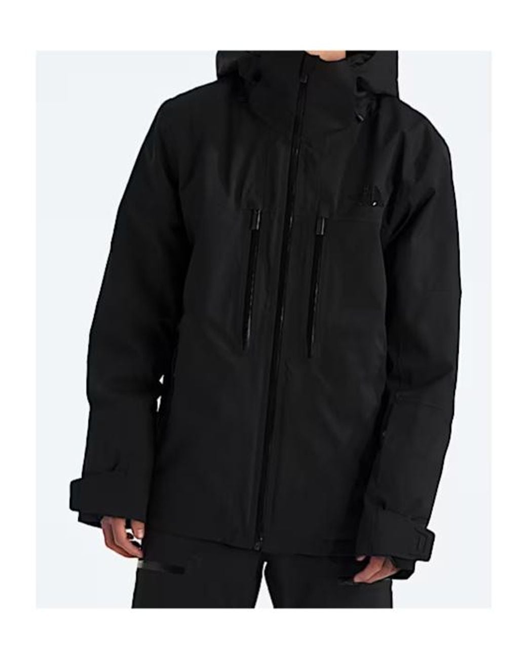 The North Face Black Zip-Up High Neck Chakal Jacket for men