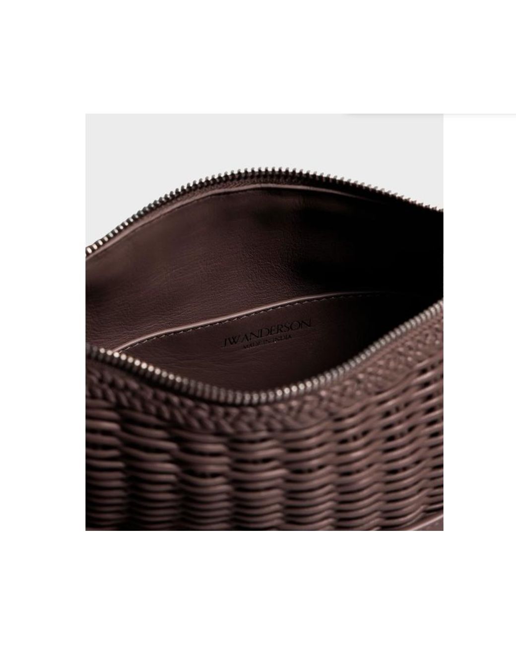 J.W. Anderson Brown Jw Anderson Woven Loafer Bag