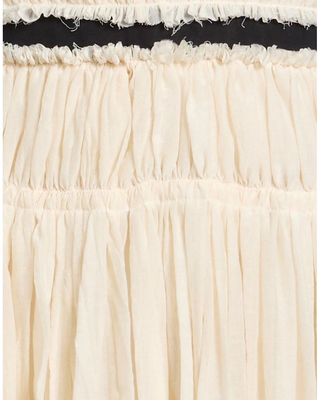 Marni Natural Maxi Dress Cotton, Silk, Linen