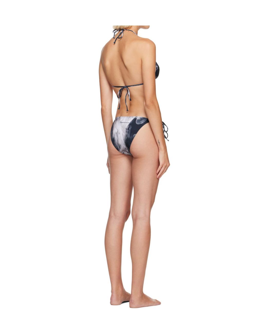 Jean Paul Gaultier White The Smoking Bikini Set