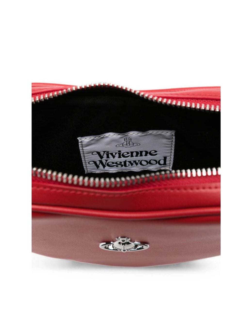 Vivienne Westwood Red Heart-Shaped Shoulder Bag