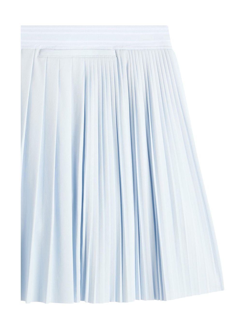 J.Lindeberg Blue Pleated Midi Skirt