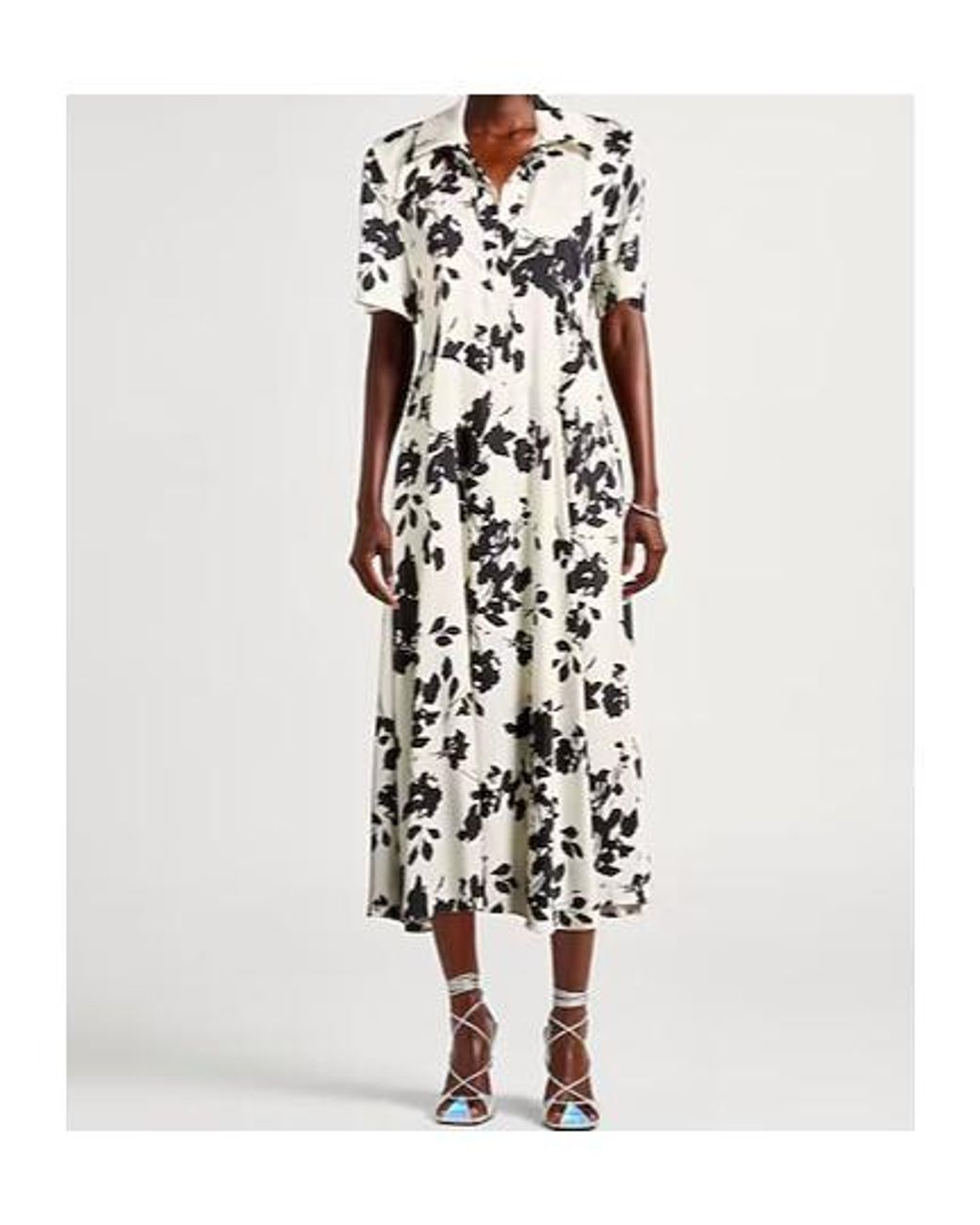 MAX&Co. White Midi Dresses
