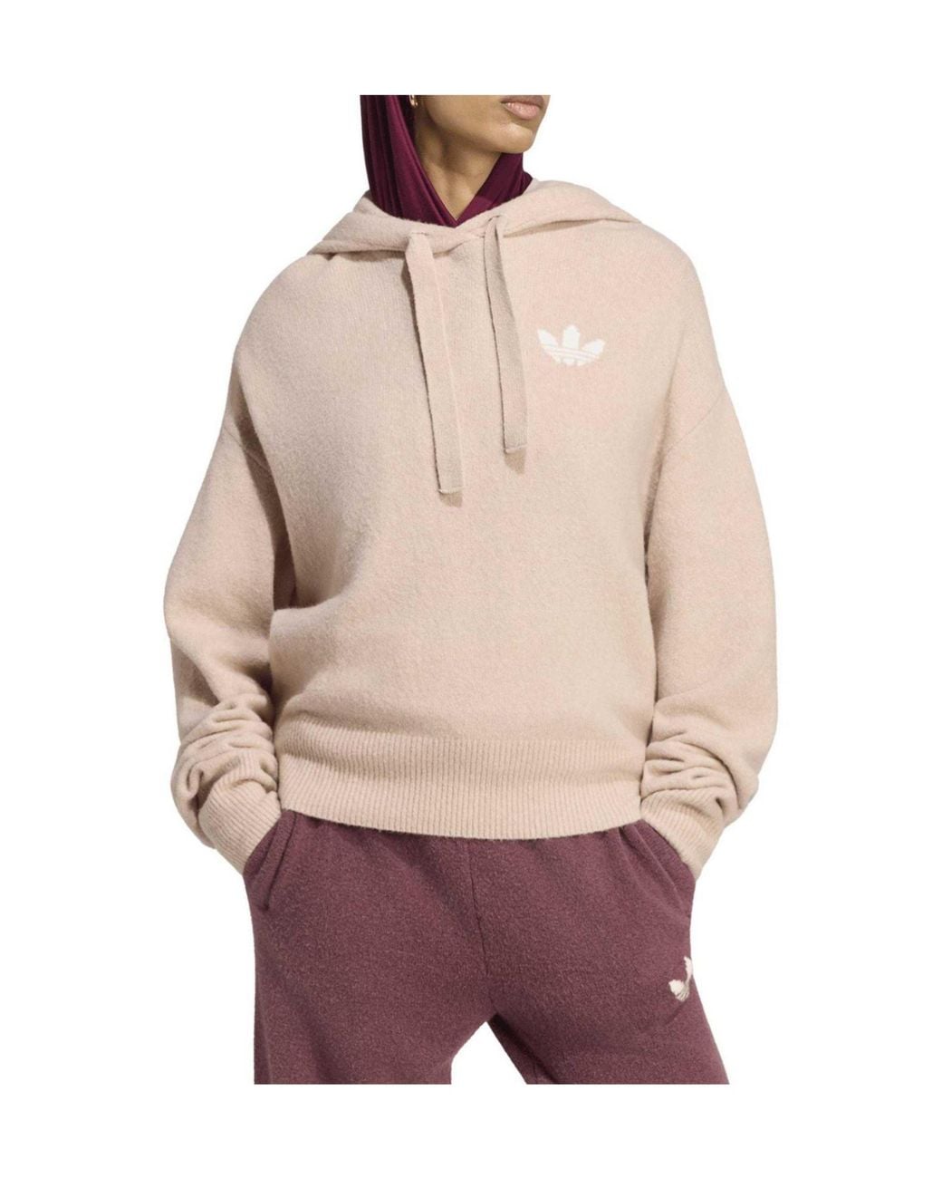 Adidas Originals Natural Simple And Casual Hoodie