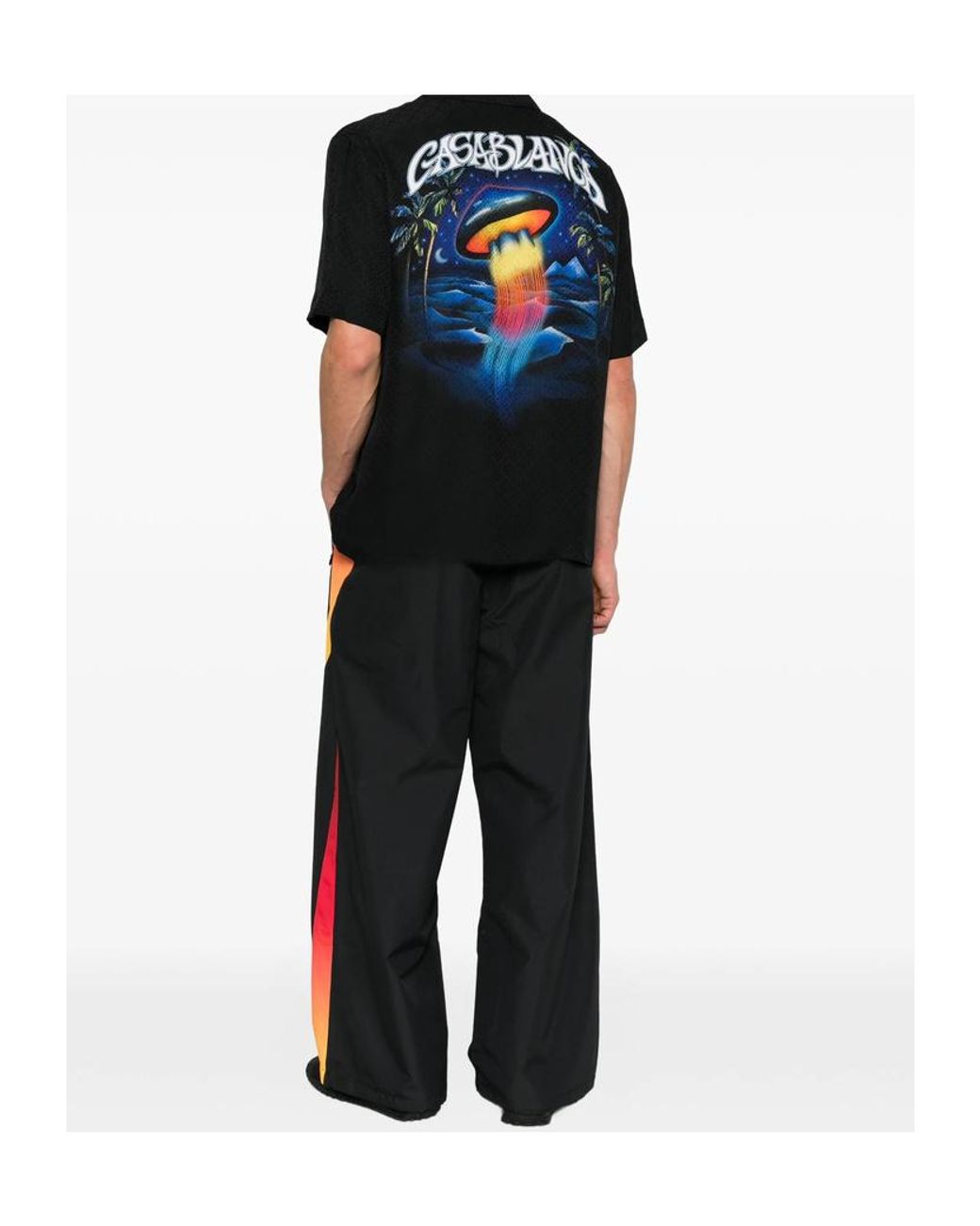 Casablanca Black Sahara Twilight Jacquard Shirt for men