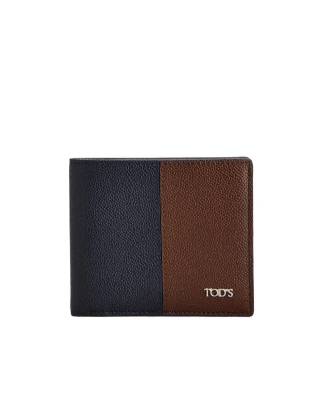 Tod's Multicolor Logo-Plaque Bifold Wallet for men
