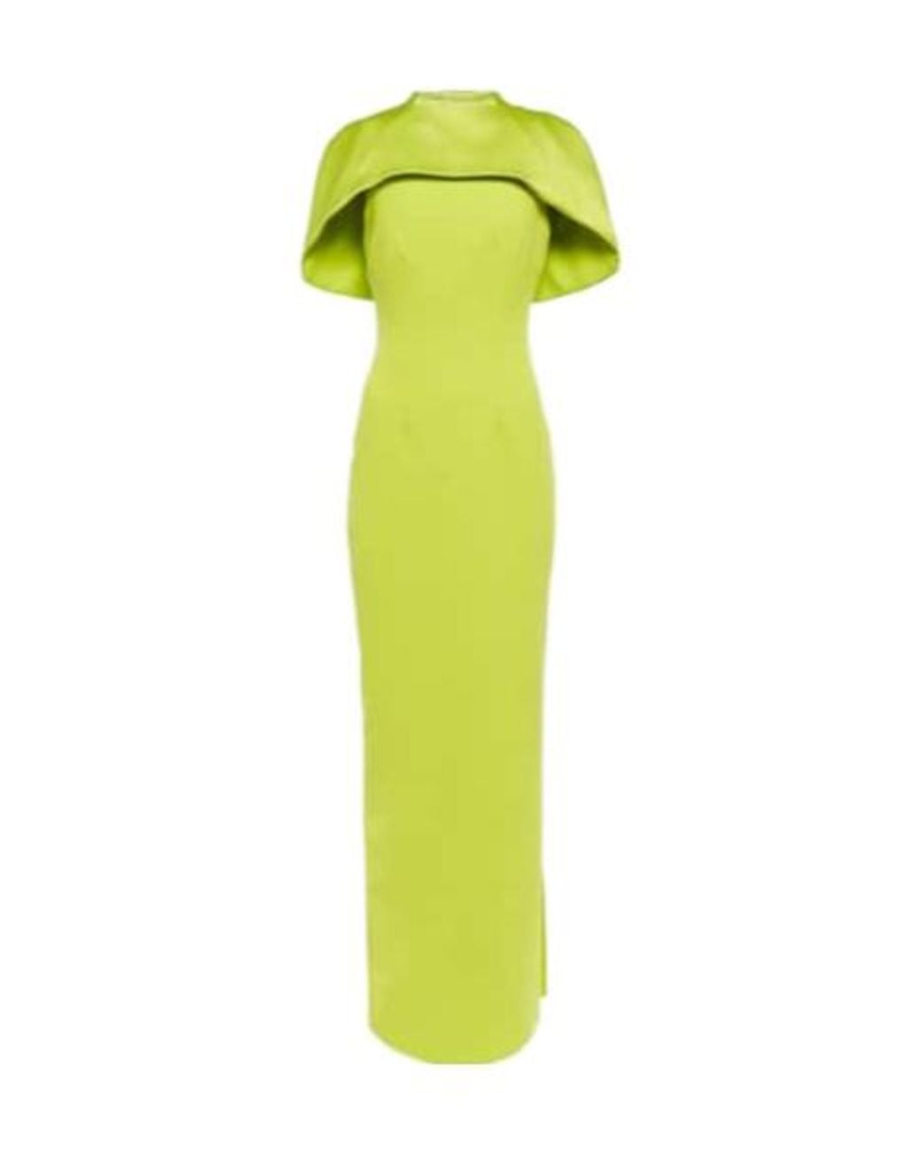 Safiyaa Green Kalika Crêpe Gown