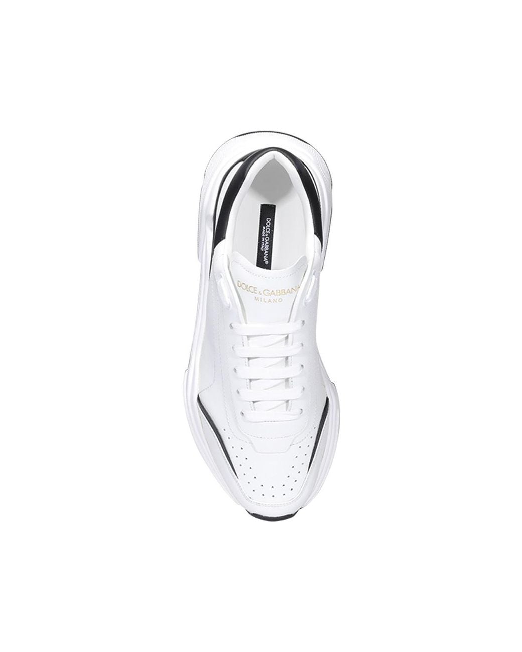 Dolce & Gabbana White Splicing Casual Sneakers for men