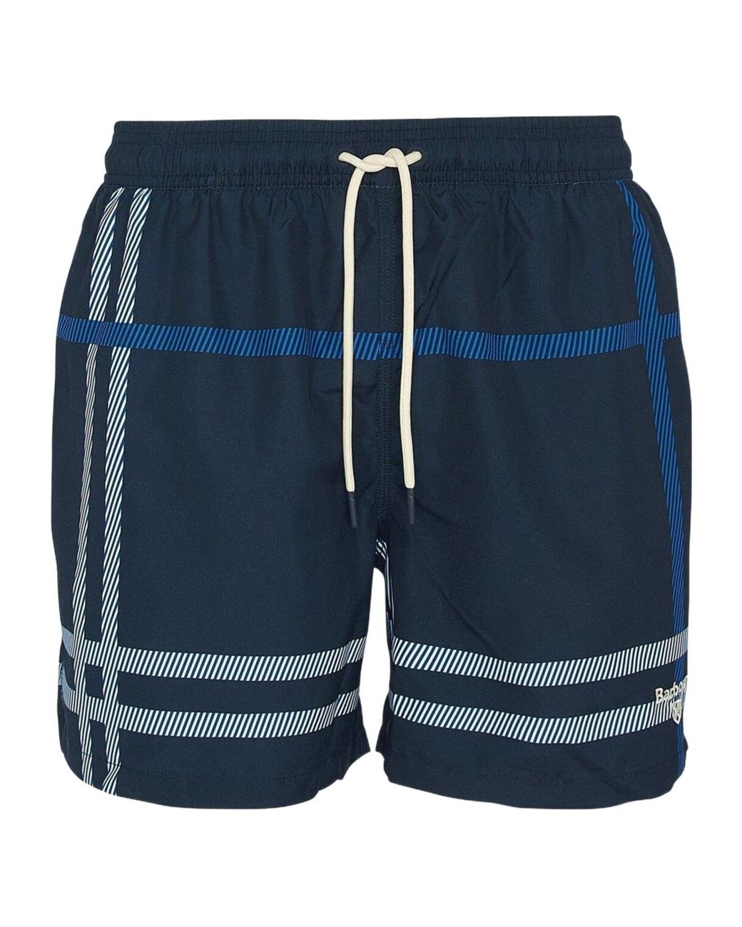 Barbour Blue Logo-Detail Swim Shorts for men