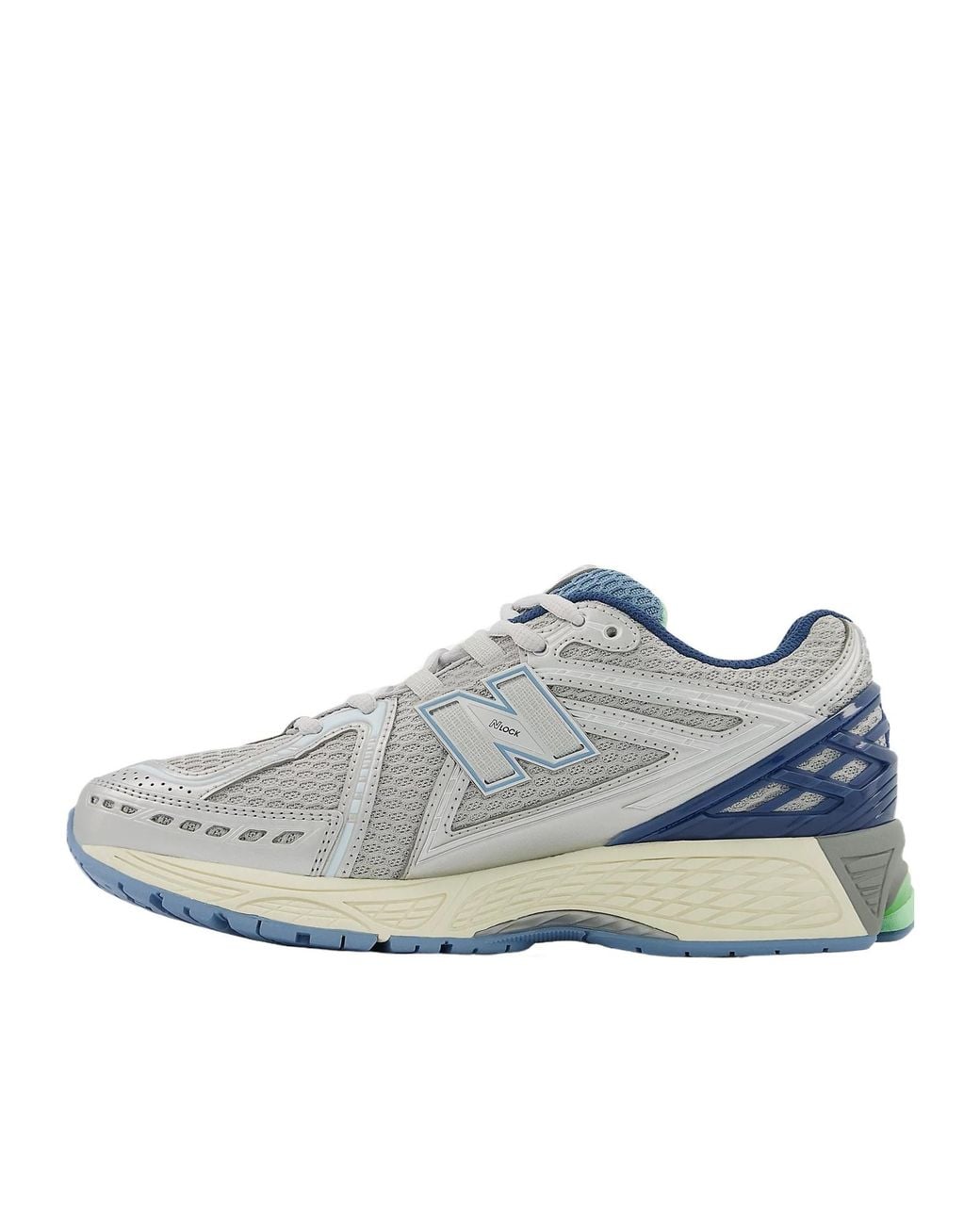 New Balance Gray 1906 Lace-Up Sneakers for men