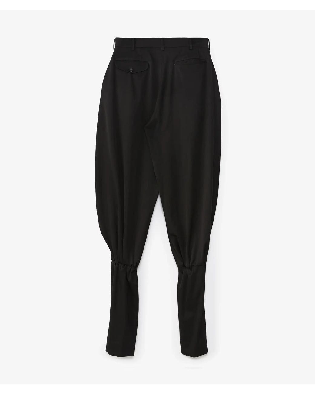 Comme des Garçons Black Trousers With Belt Loops for men