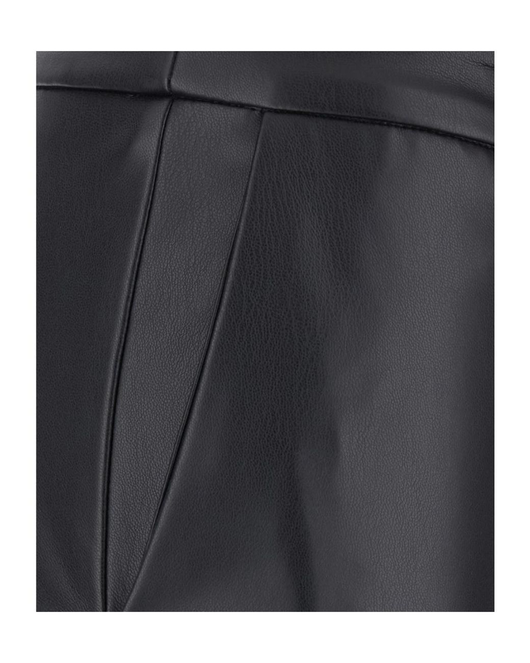 Jucca Gray High-Waist Straight Pants