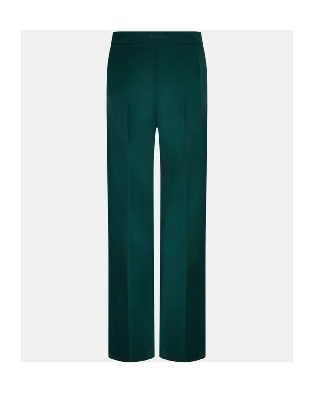 Max Mara Green Wide Leg Casual Pants