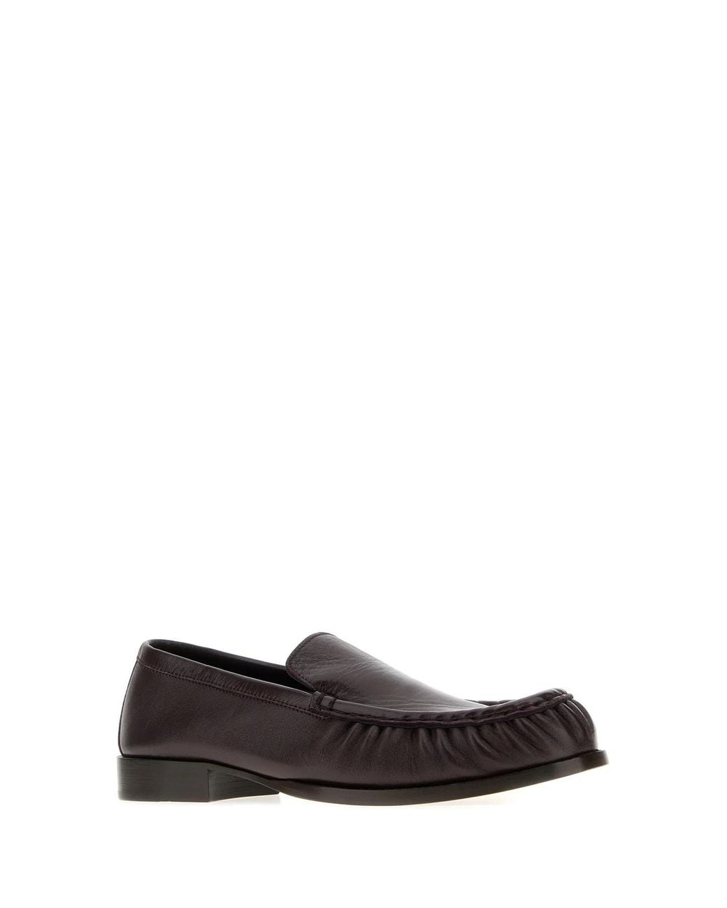 Dries Van Noten Brown Round-Toe Loafers