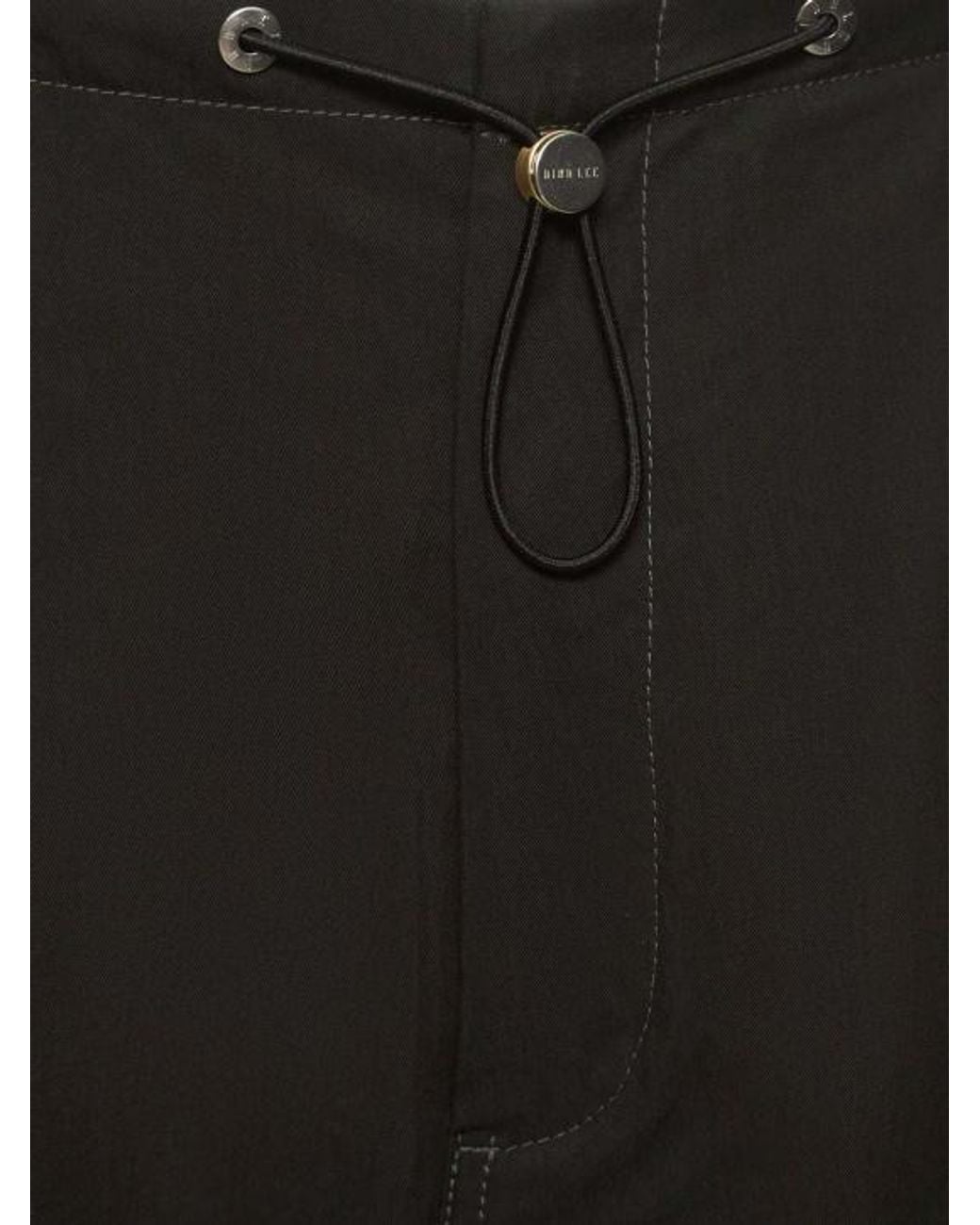Dion Lee Black Workwear Casual Pants for men