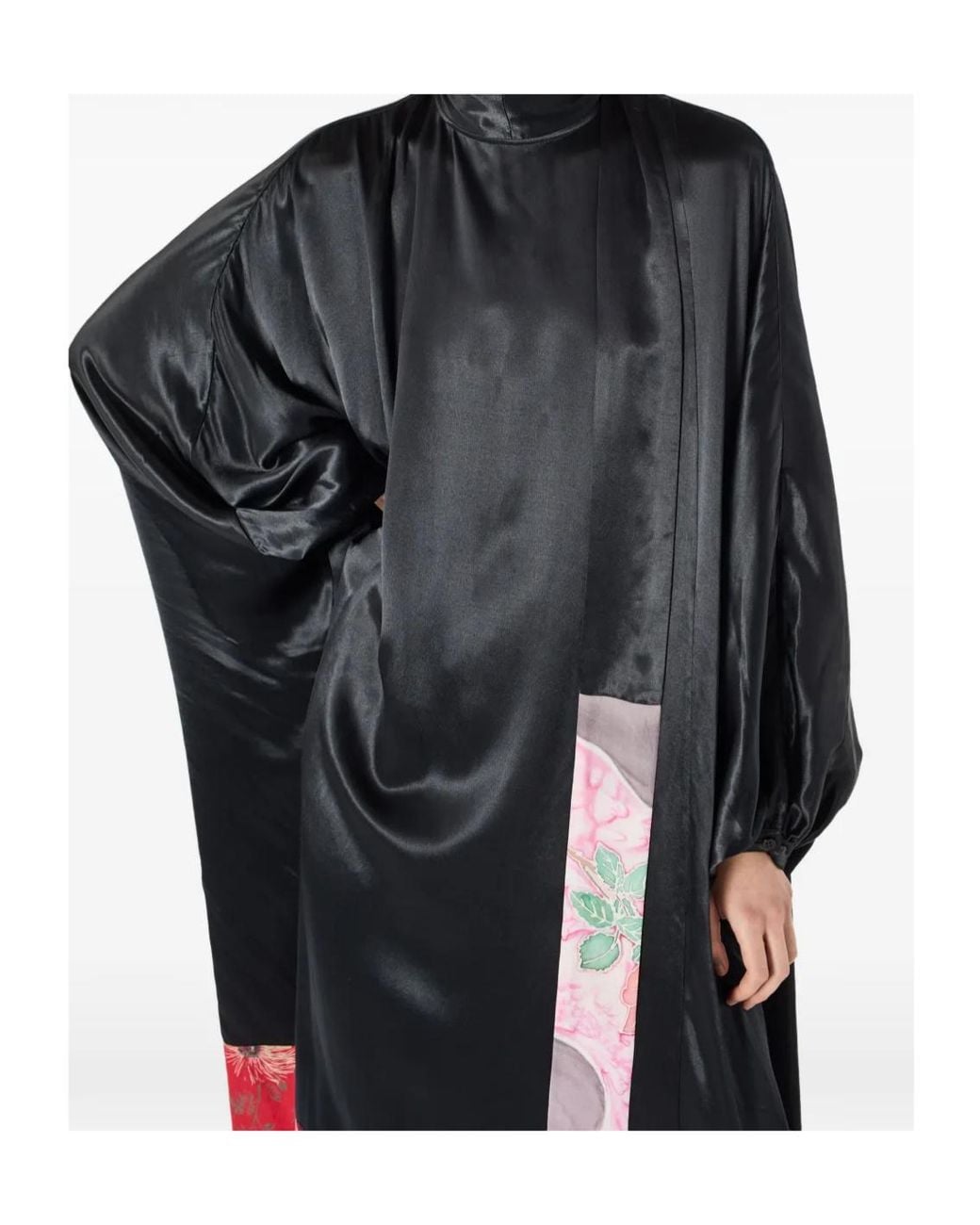 MARINE SERRE Multicolor Silk Dress