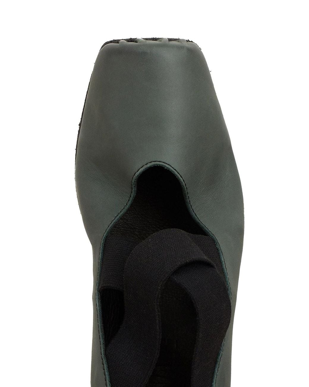Uma Wang Black High-Heeled Ballet Shoes
