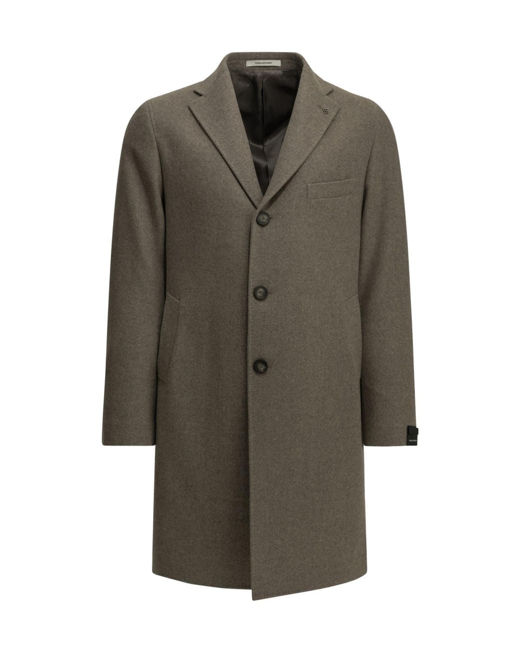 Tagliatore Green Bruce Single-Breasted Coat for men