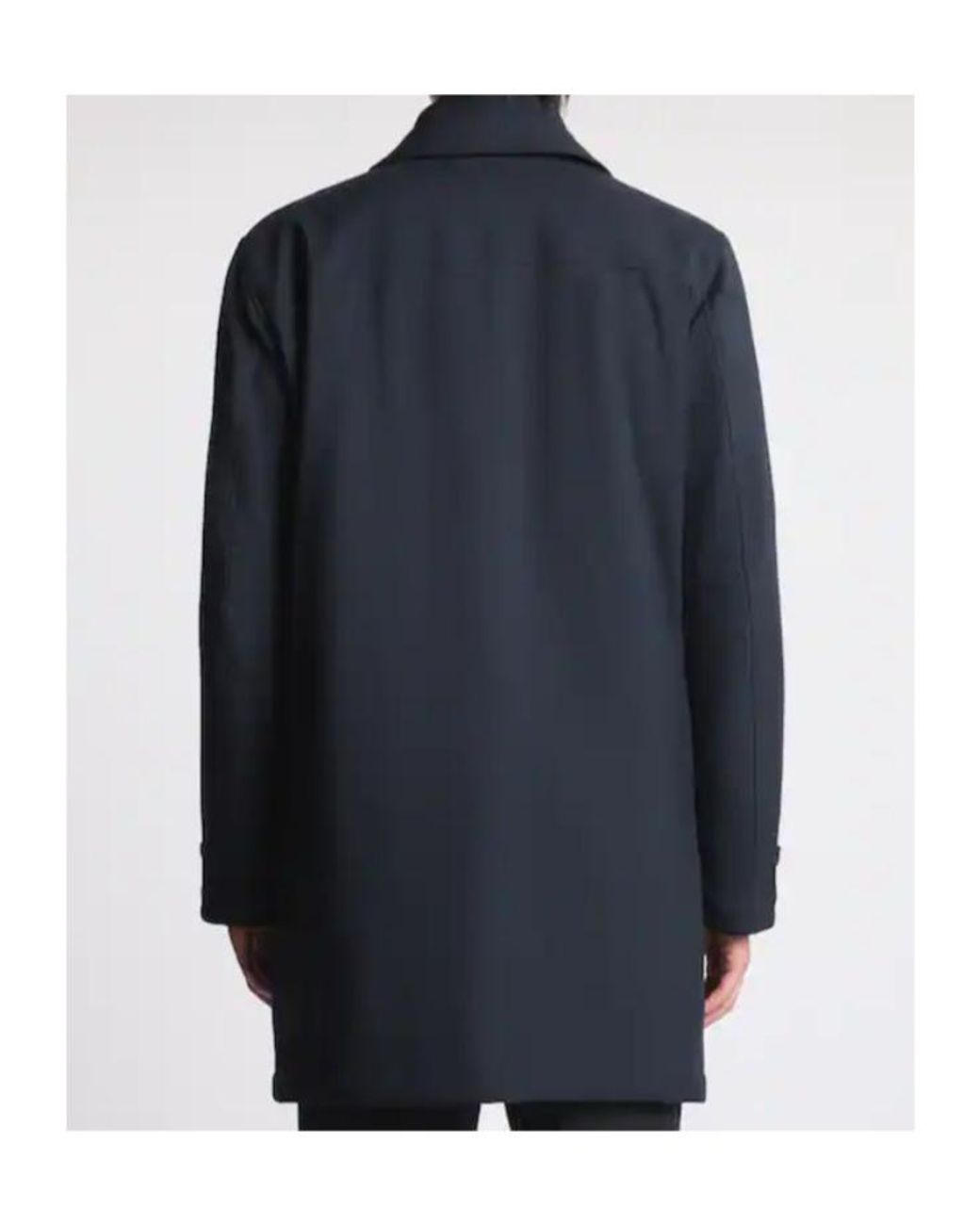 Fay Blue Single-Breasted Coat for men
