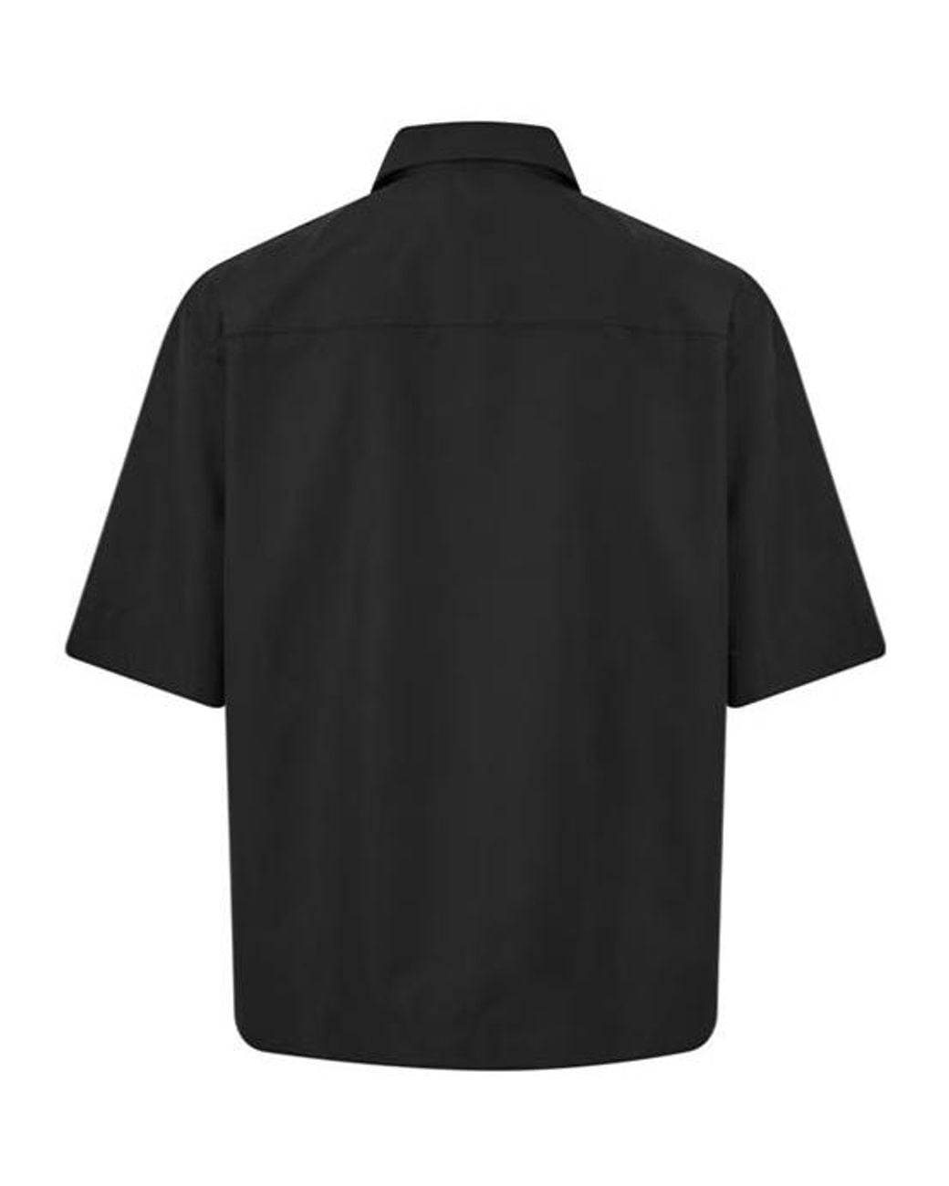 Givenchy Black Short Sleeved Zip Shirt for men
