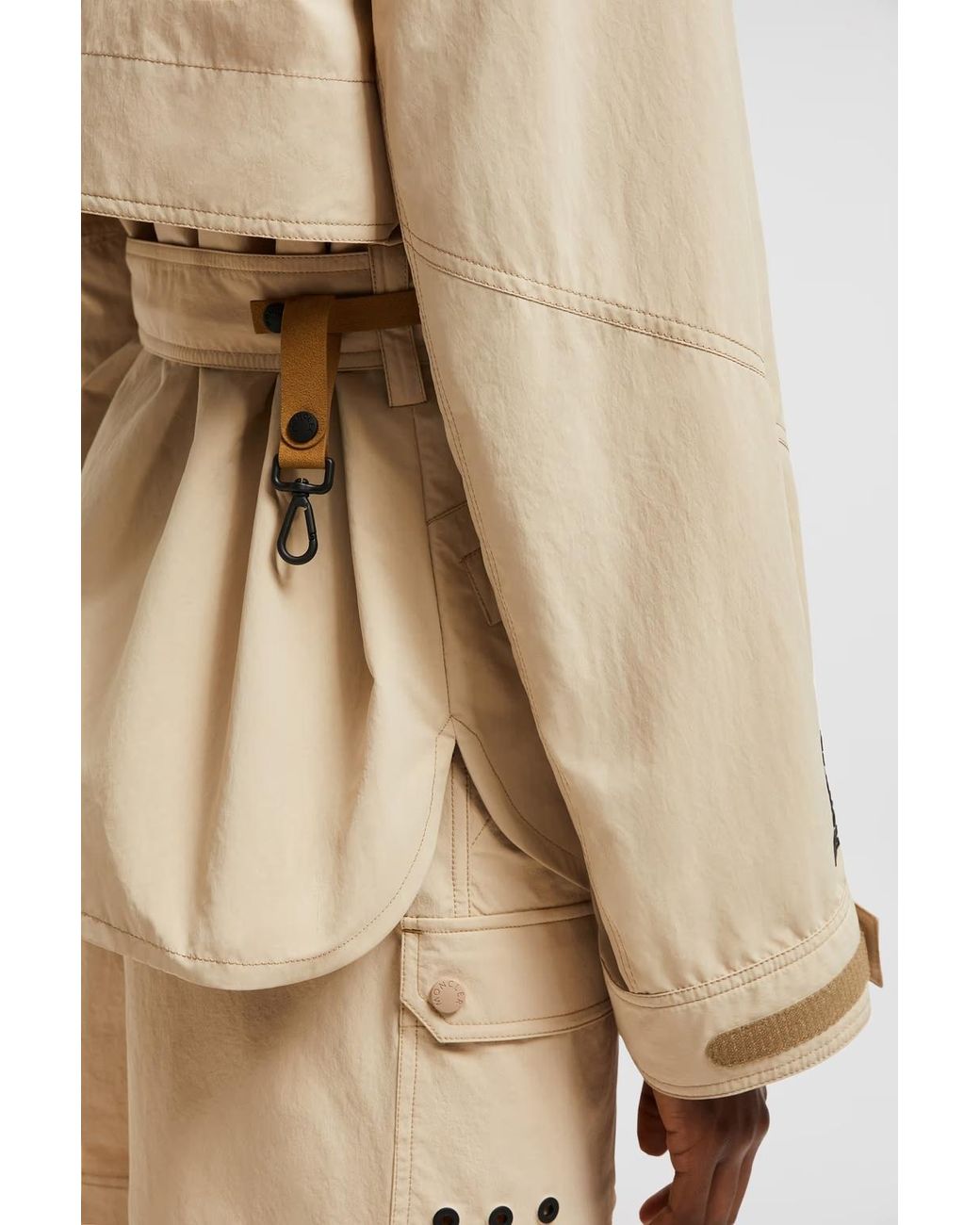 Moncler Natural Kaeng Belted Field Jacket