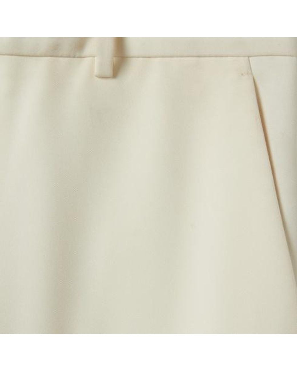 Gucci White グッチ ツイル ストレートレッグパンツ for men