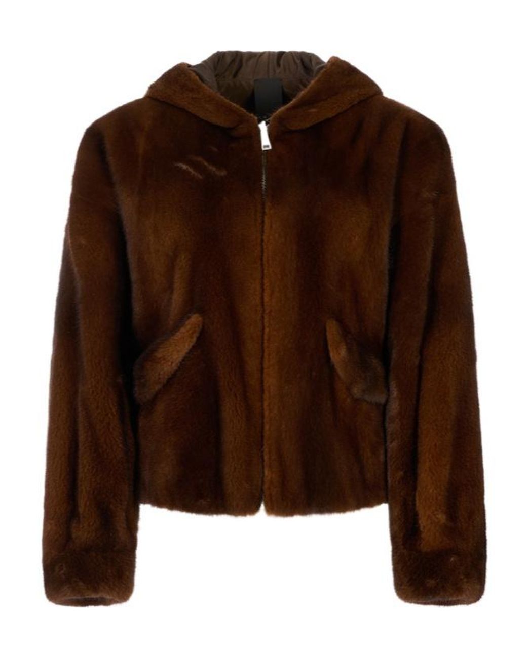 Blancha Brown Reversible Fur