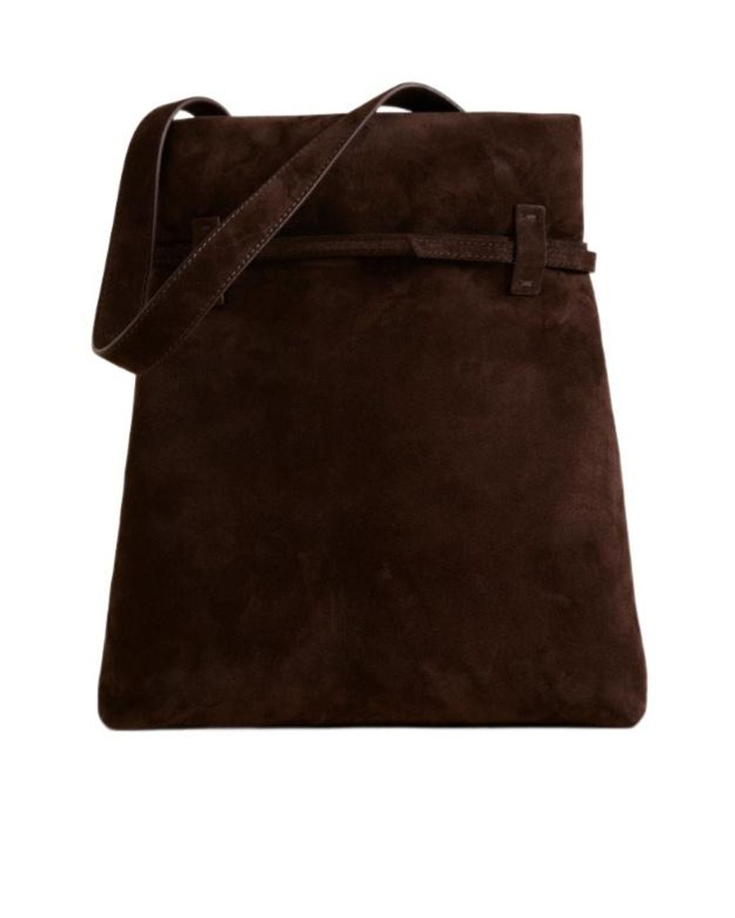 MANU Atelier Brown Tote Du Jour Belt-Detailed Tote Bag