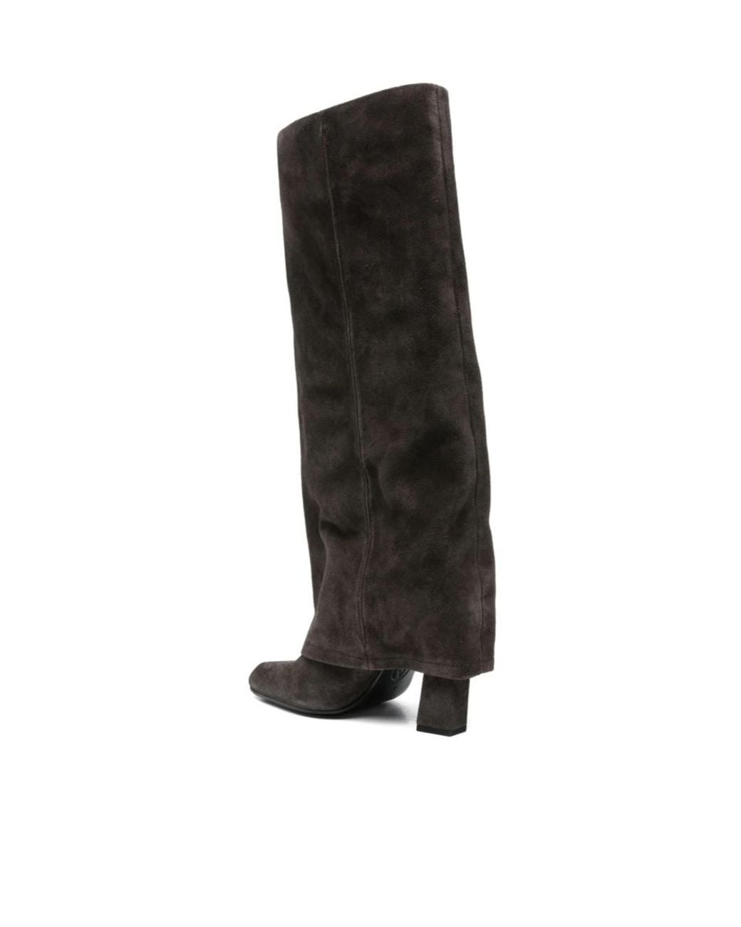 Ash Black Square-Toed Boots