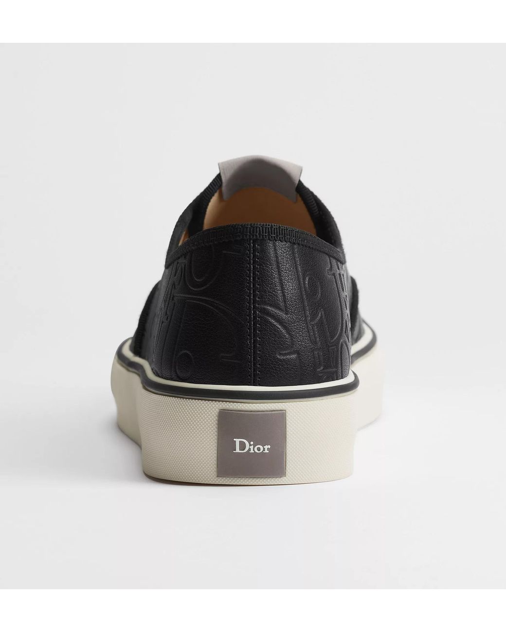Dior Black Homme Saltwind Embossed Low-Top Sneakers for men