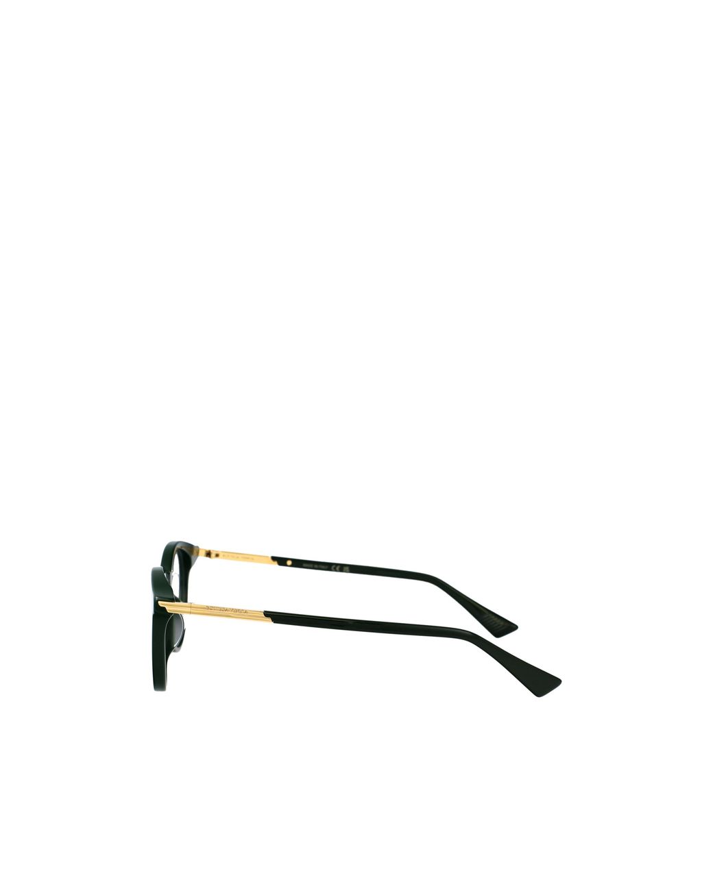 Bottega Veneta White Eyewear Round Frame Glasses for men