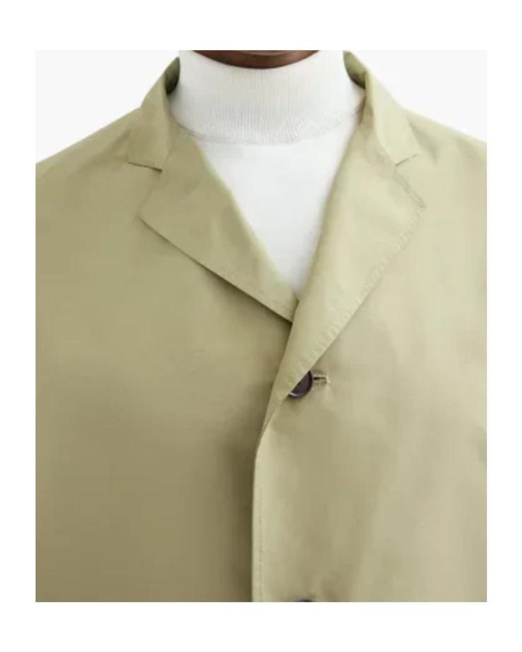 Jil Sander Green Single-Breasted Jacket